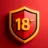 Icono de juego responsable +18