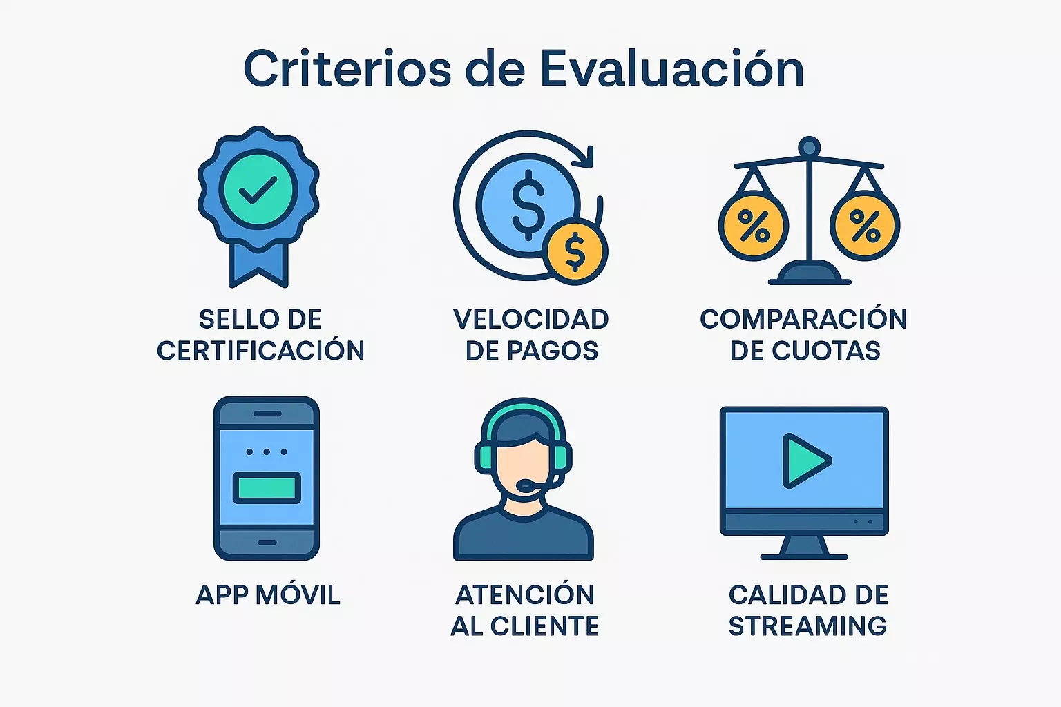 Metodología de evaluación de casas de apuestas - Criterios de análisis: RNG, cuotas, velocidad de pagos, app móvil