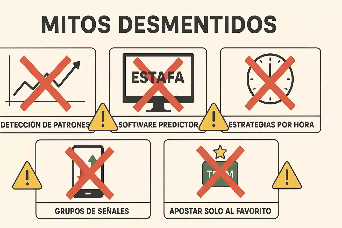Mitos sobre estrategias de apuestas - Sistemas falsos, estafas y patrones que no funcionan