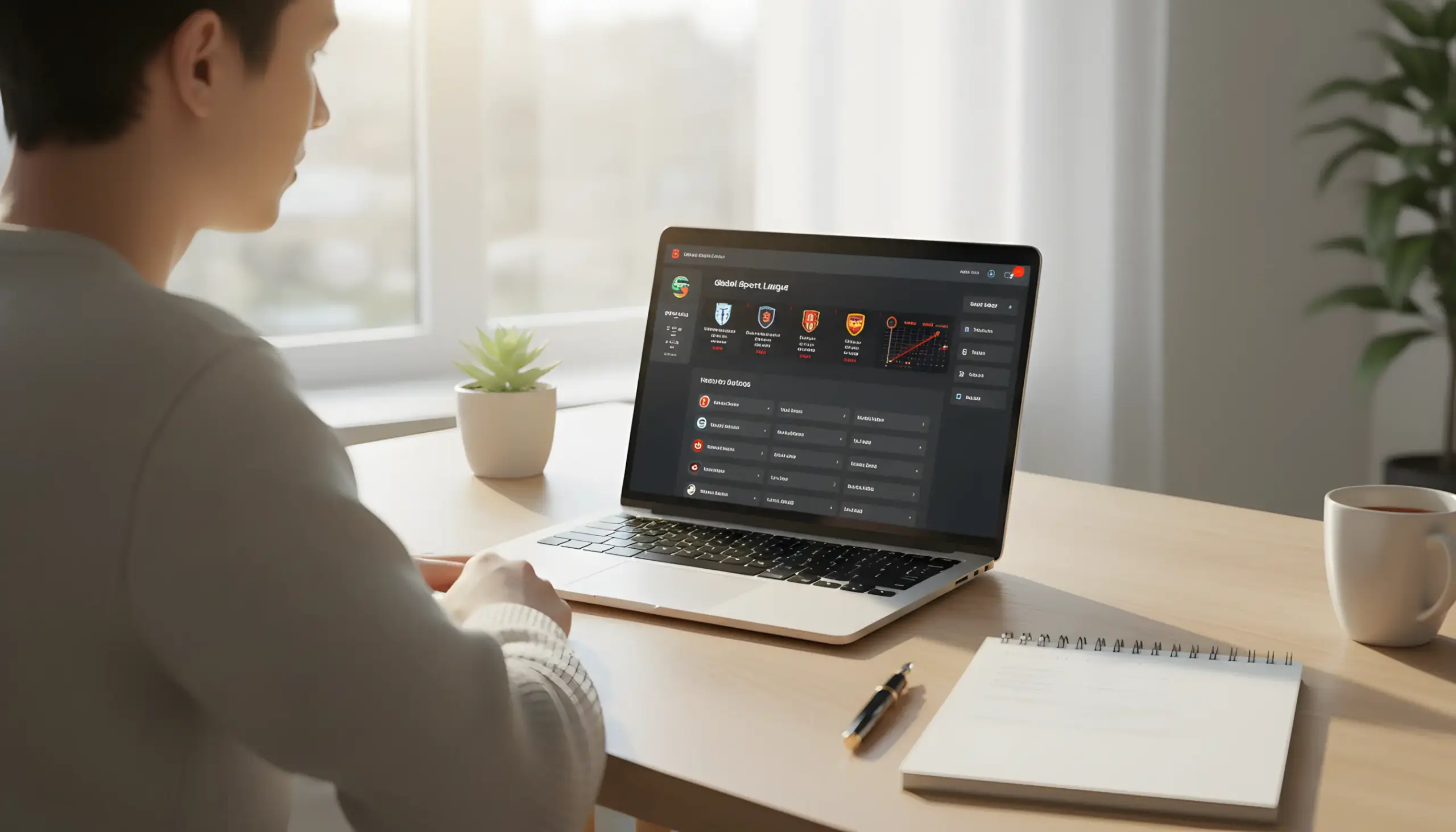 Apostador informado gestionando sus apuestas virtuales de forma responsable